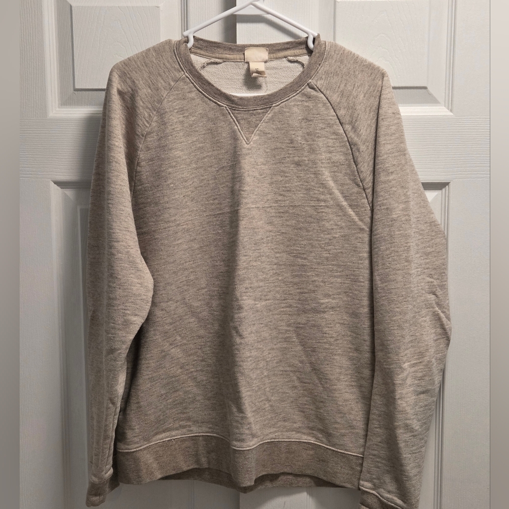 (5/$25) H&M Men's Light Gray Crewneck Sweater Size Large
